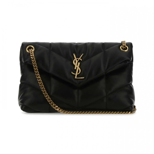 ◆당일◆26SS 금장 모노그램 루루 푸퍼 스몰 숄더백 블랙 577476 1EL07 1000