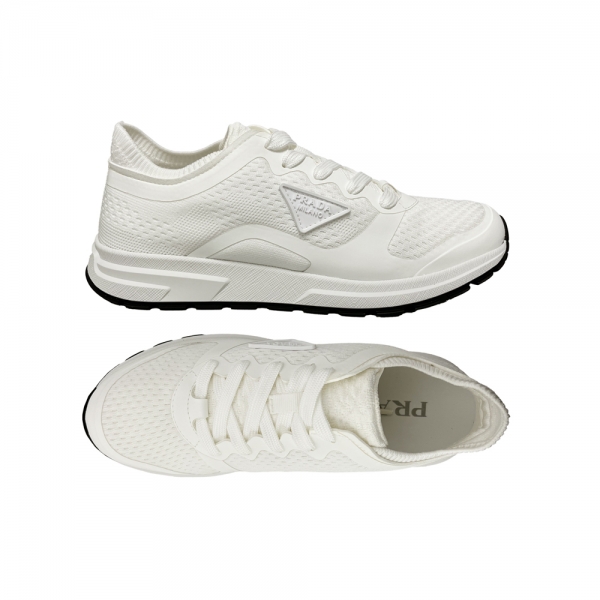 26SS 삼각로고 니트 스니커즈 화이트 1E219O 58V F0009