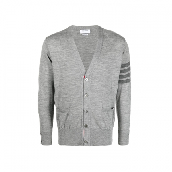 ◆당일◆26SS 사선완장 클래식 울 가디건 라이트그레이 MKC002B Y1014 055