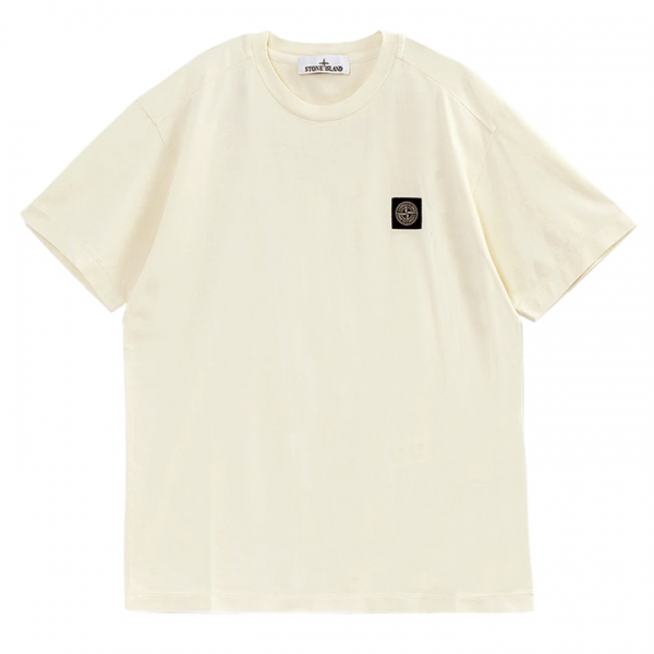 ◆당일◆25SS 로고 패치 티셔츠 크림화이트 K1S15 2100039 S0013 V0093