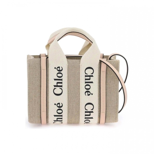 ◆당일◆26SS 우디 미니 토트백 시멘트핑크 CHC22AP237I26 6J5