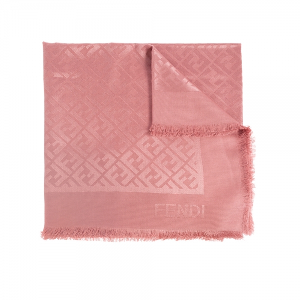 26SS 울 실크 블렌드 스카프 핑크 FXT069 AJW7 F1WNO