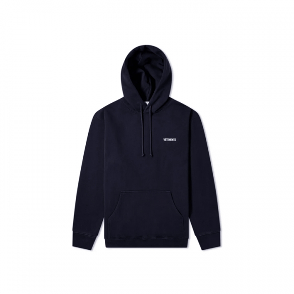 ◆15주년◆로고 프린팅 오버핏 후드티 네이비 UAH21TR535 NAVY