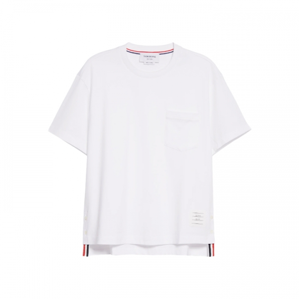 ◆당일◆26SS 포켓 박스 티셔츠 화이트 FJS123A 00042 100