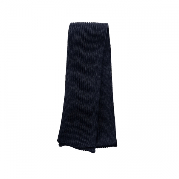 ◆당일◆25FW 골지 울 숏 머플러 네이비블루 SHORT SCARF NAVYBLUE