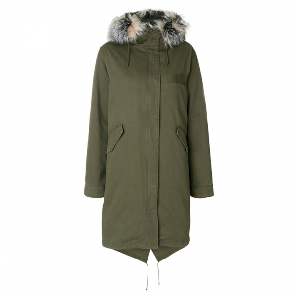 ◆15주년◆폭스퍼 레이어 패딩 자켓 카키 8WFM01393 R06X B0100