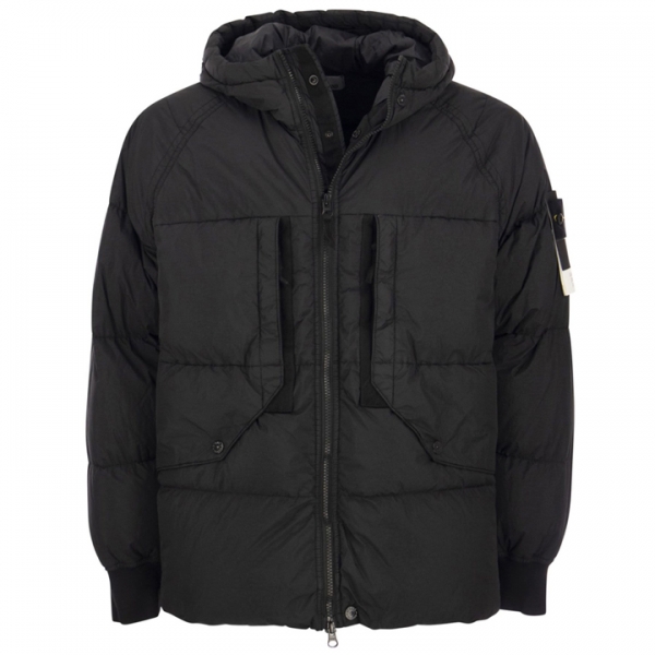 ◆당일◆23FW 와펜 패치 크링클랩스 패딩자켓 블랙 791540723 V0029