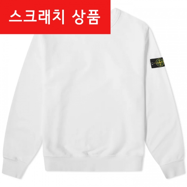 ◆스크래치◆여성 와펜 맨투맨 화이트 741661340 V0001