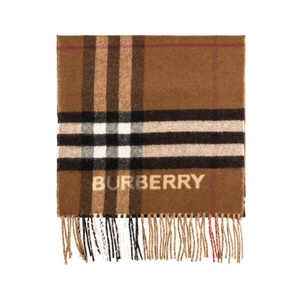 ◆당일◆25FW 자이언트 체크 머플러 아크베이지/다크버치브라운 8045329