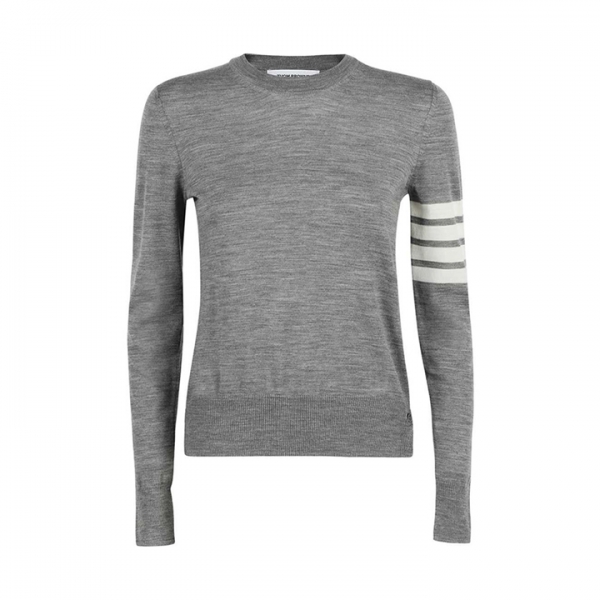 ◆당일◆26SS 사선완장 풀오버 릴렉스핏 니트 라이트그레이 FKA280A Y1014 055