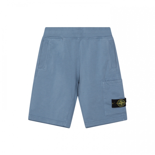 ◆키즈◆여성 와펜 패치 코튼 하프 팬츠 파우더블루 L1S16 6200006 S0040 V004A