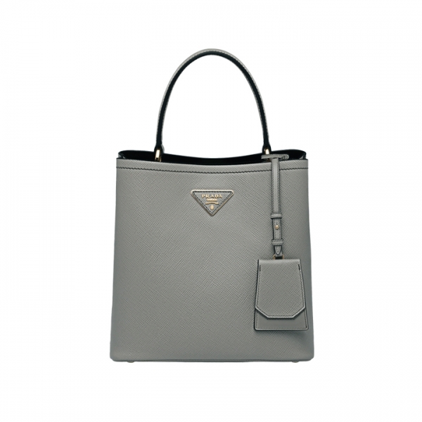 ◆당일◆25FW 사피아노 두블레 미디엄 토트백 그레이 1BA212 2ERX F01T3