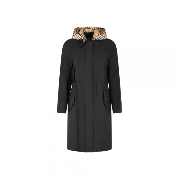 26SS 뉴버리 NEWBURY 후드 롱 자켓 블랙 8120897