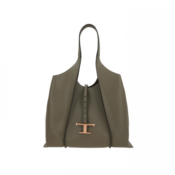 ◆당일◆26SS 타임리스 미디움 쇼퍼&토트백 카키그레이 XBWTSBA0300 Q8E C404
