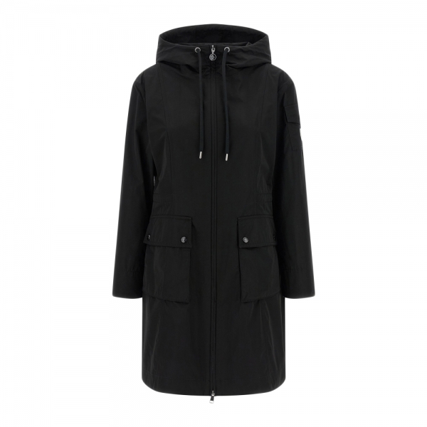 26SS 라에르트 LAERTE 로고 패치 롱 후드 자켓 블랙 1C000 14 549P3 999