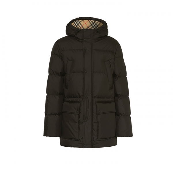 ◆당일◆25FW 버포드 BURFORD 로고 패딩자켓 블랙 8110360