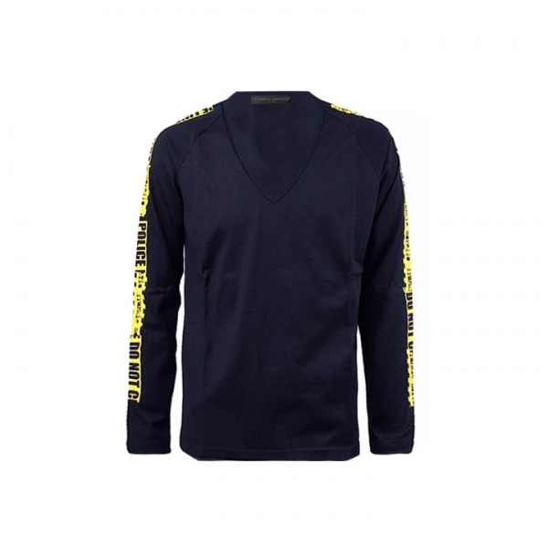 ◆15주년◆레터링 프린트 롱슬리브 티셔츠 네이비 FN09 6328 6689