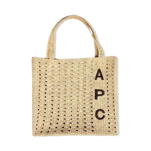 ◆당일◆26SS 준 JUNE 내추럴 로고 토트백 마룬 RAAAI F67048 BMC