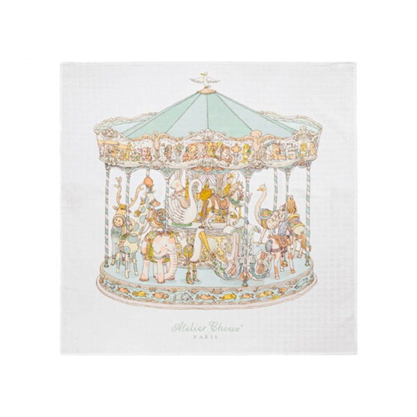 ◆키즈◆까레 까루젤 블랭킷 그린 CARRE CAROUSEL GREEN