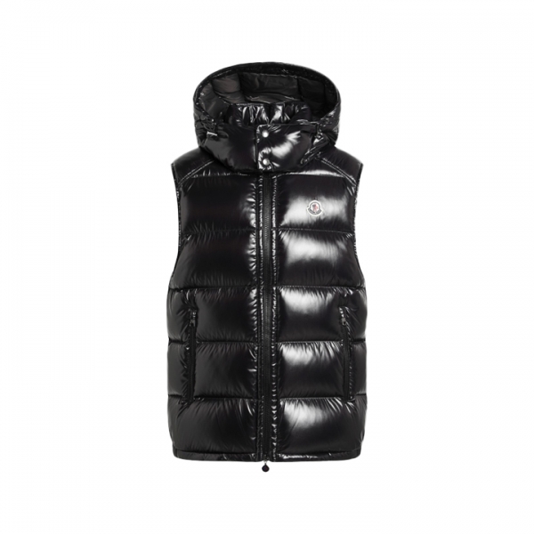 ◆당일◆25FW 보르메스 BORMES 로고 패치 패딩 조끼 블랙 1A001 16 68950 999