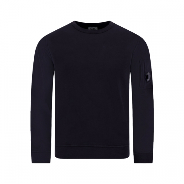 ◆당일◆25FW 렌즈 와펜 라이트 플리스 크루넥 맨투맨 블랙 RCCMSS711A 002246G 999