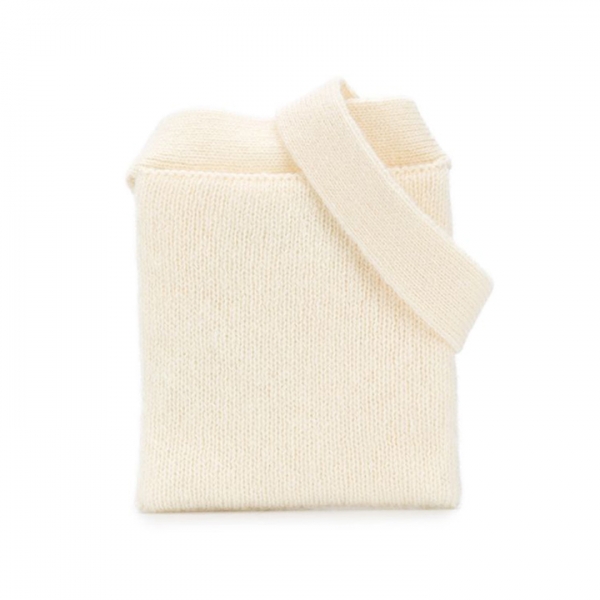 ◆15주년◆스트랩 울 니트 벨트백 아이보리 KN478LK085 001