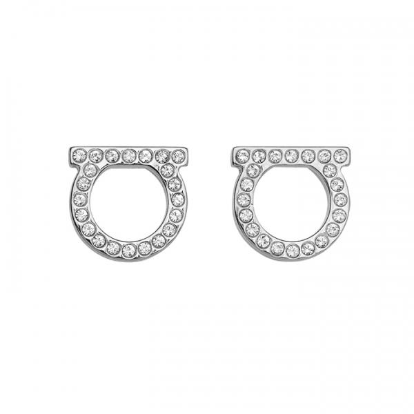 ◆당일◆26SS 간치니 크리스탈 라지 이어링 실버 76-0122 0696574