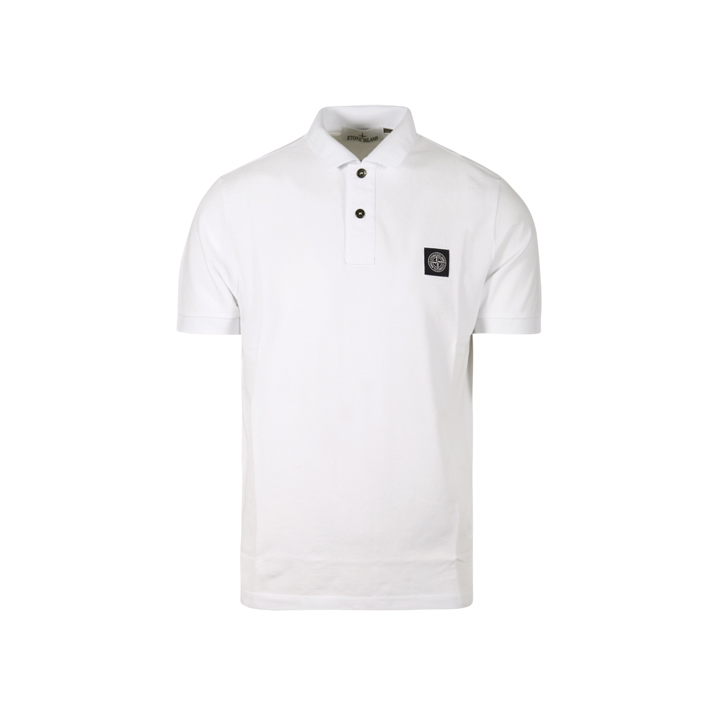 ◆당일◆26SS 로고 패치 슬림핏 폴로 티셔츠 화이트 L1S15 2200008 S0017 V1001