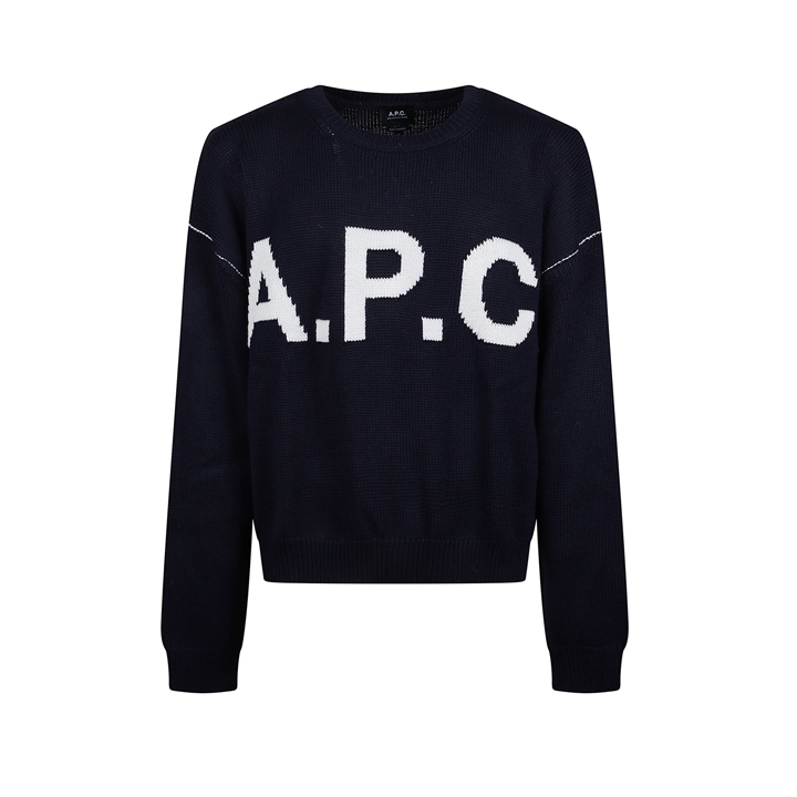 ◆당일◆26SS 론드 ROND 로고 니트 다크네이비 WOASL M23009 IAK