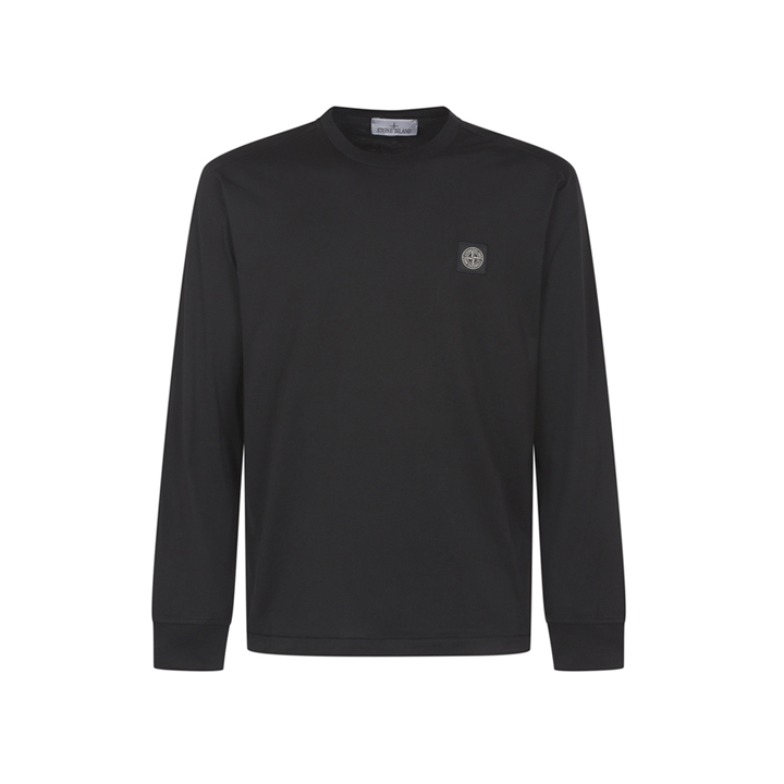 ◆당일◆26SS 로고 패치 롱슬리브 티셔츠 블랙 L1S15 2100031 S0013 V0029