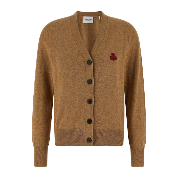 ◆당일◆26SS 카리나 KARINA 로고 가디건 카멜/그라니타 CA0104FA C1L17E CMGA