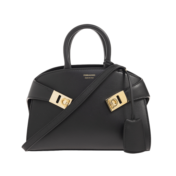 ◆당일◆26SS 로고 허그 미니 토트&숄더백 블랙 21-5975 0768853