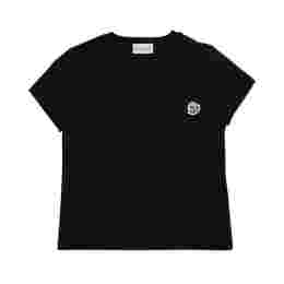◆키즈◆키즈 로고 패치 티셔츠 블랙 8C000 13 89AT9 F99