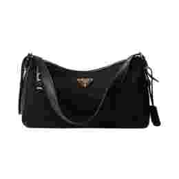 ◆당일◆25FW 에메 AIMEE 미디엄 리나일론 쇼퍼백 블랙 1BC232 2C8Q F0002