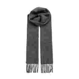 ◆당일◆25FW 하트 로고 울 머플러 다크그레이 BFUSF405 334 061