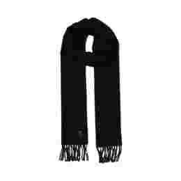 ◆당일◆25FW 하트 로고 울 머플러 블랙 BFUSF405 334 001