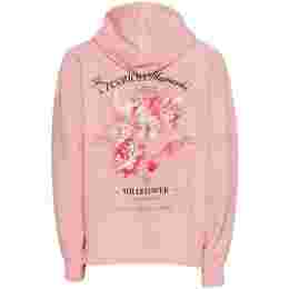 ◆당일◆25FW 플라워 백로고 후드티 핑크 W251TS36 762P