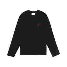 ◆당일◆25FW 스몰 하트 로고 롱슬리브 블랙 BFUTS235 724 001