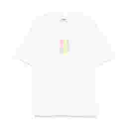 ◆키즈◆여성 그라데이션 로고 프린팅 티셔츠 화이트 S5MSJGTH218 001