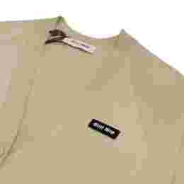 ◆당일◆25FW 로고 캐시미어 실크 가디건 알비노 화이트 MMF706 12PZ F0627