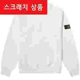◆스크래치◆여성 와펜 맨투맨 화이트 741661340 V0001
