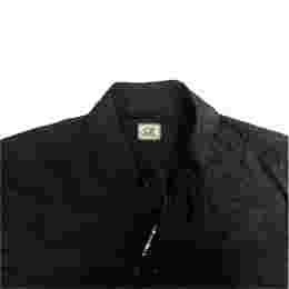 ◆당일◆25SS 렌즈 와펜 크롬 숏슬리브 셔츠 자켓 블랙 18CMOS035A 005904G 999