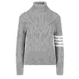 ◆당일◆25FW 사선 완장 터틀넥 니트 라이트그레이 FKA382A Y1024 055