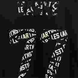 ◆14주년◆풋볼 칸예 프린팅 긴팔 티셔츠 블랙 ART-1215 TEE ML KANYE 77