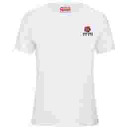 ◆당일◆24SS 보크 플라워 로고 자수 티셔츠 화이트 2TS012 4SO 01