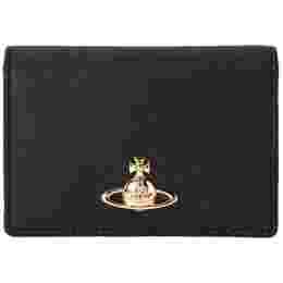 ◆당일◆25FW ORB 로고 사피아노 카드홀더 블랙 5402000PU S0021 N402