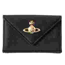 ◆당일◆25FW ORB 로고 엔벨로프 폴리레더 반지갑 블랙 5115002EW S0021 N402