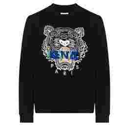 ◆당일◆22SS 타이거 자수 맨투맨 블랙 5SW123 4XL 99