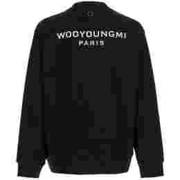 ◆당일◆25SS 시그니처 백로고 맨투맨 블랙 W251TS27 723B