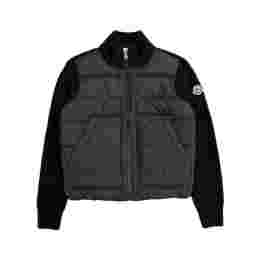◆키즈◆여성 로고 패치 니트 믹스 경량패딩 블랙 K2 954 9B000 08 M1241 999